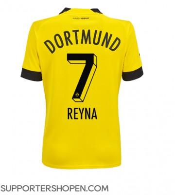 Borussia Dortmund Giovanni Reyna #7 Hemma Matchtröja Dam 2022-23 Kortärmad